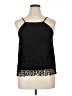 Xhilaration 100% Polyester Black Sleeveless Blouse Size XL - photo 1