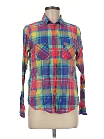 American Eagle Outfitters Long Sleeve Button-Down Shirt (view 1)
