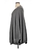 Jaclyn Smith Gray Poncho Size L - photo 5