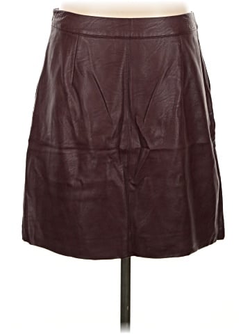 Topshop Faux Leather Skirt (view 2)