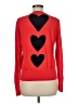 C. Wonder Hearts Red Pullover Sweater Size M - photo 2
