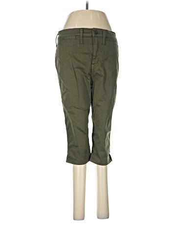 Madewell The '90s Capri Pant in Garment-Dyed Sateen (view 1)