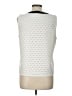 CeCe 100% Polyester White Ivory Sleeveless Blouse Size L - photo 2