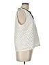 CeCe 100% Polyester White Ivory Sleeveless Blouse Size L - photo 4
