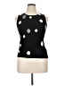 Caviar Polka Dots Black Sweater Vest Size 14 - photo 1
