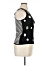 Caviar Polka Dots Black Sweater Vest Size 14 - photo 4