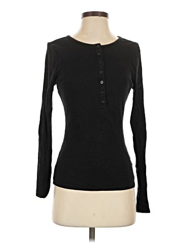 a.n.a. A New Approach Long Sleeve Henley (view 1)