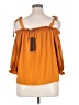 C. Wonder 100% Polyester Orange 3/4 Sleeve Blouse Size 1X - photo 2