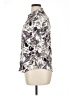 Essentials by Milano Floral Ivory 3/4 Sleeve Button-Down Shirt Size XL - photo 5