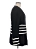 St. John Collection Stripes Blue Black Wool Cardigan Size M - photo 4