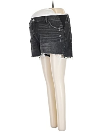 Hatch Denim Shorts (view 1)