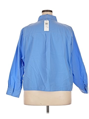 Eileen Fisher 3/4 Sleeve Button-Down Shirt (view 2)