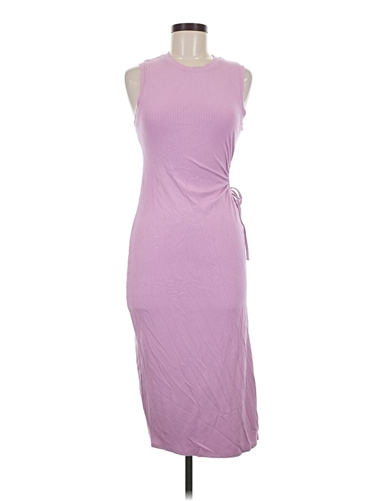 Pre-owned Olive & Oak Casual Dress In Purple