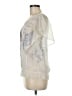 Catch My i Ivory Short Sleeve Blouse Size M - photo 5