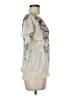 Catch My i Ivory Short Sleeve Blouse Size M - photo 4