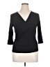 Covington Black 3/4 Sleeve Top Size XL Petite - photo 1