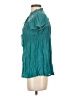 Mine Teal Short Sleeve Blouse Size S - photo 5