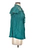 Mine Teal Short Sleeve Blouse Size S - photo 4