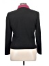 Leslie Fay 100% Polyester Black 3/4 Sleeve Top Size 14 - photo 2