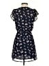 Maison Jules 100% Polyester Hearts Blue Casual Dress Size XS - photo 2