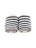 Tory Burch Stripes Gray Heels Size 8 - photo 2