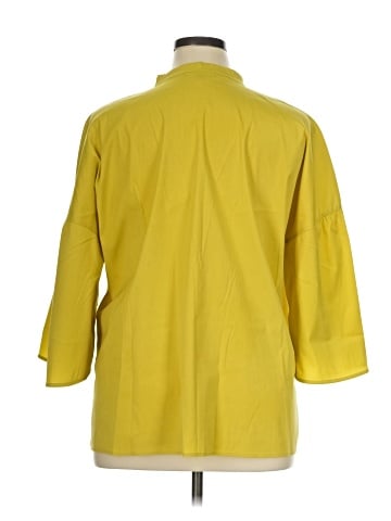 Lafayette 148 New York 3/4 Sleeve Blouse (view 2)