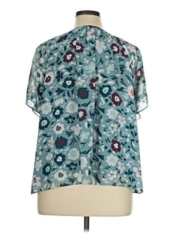 Ann Taylor LOFT Short Sleeve Blouse (view 2)