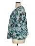 Ann Taylor LOFT 100% Polyester Teal Short Sleeve Blouse Size XL - photo 5