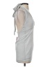 Hello Molly 100% Polyester Silver Sleeveless Top Size 2 - photo 4