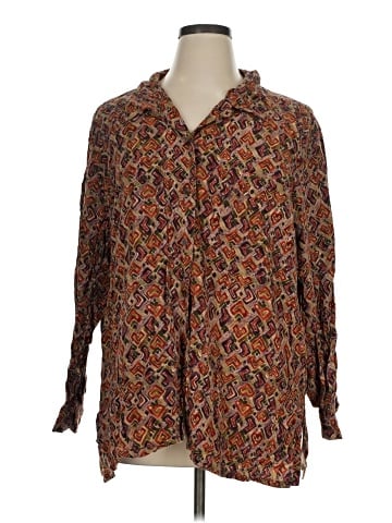Elisabeth by Liz Claiborne Long Sleeve Blouse (view 1)