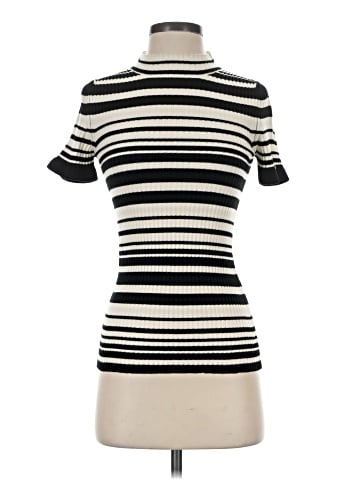 Twin-Set Simona Barbieri Short Sleeve Turtleneck (view 1)
