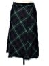 J.Crew 100% Acetate Plaid Green Formal Skirt Size L - photo 1