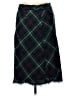 J.Crew 100% Acetate Plaid Green Formal Skirt Size L - photo 2