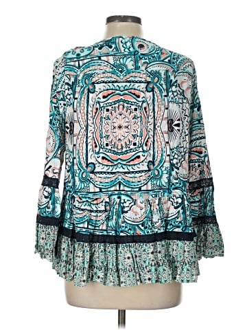 Crown & Ivy 3/4 Sleeve Blouse (view 2)