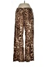 Robert Louis Animal Print Brown Casual Pants Size L - photo 1