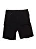 Universal Standard Solid Black Cargo Shorts Size 14 - photo 1