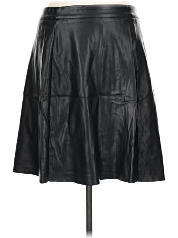Saks Fifth Avenue Faux Leather Skirt (view 1)