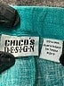Chico's Design 100% Linen Tropical Teal Linen Pants Size Lg (2) - photo 7