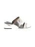Via Spiga 100% Leather Silver Sandals Size 8 - photo 1