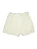 FRNCH 100% Viscose Solid Green Shorts Size L - photo 2