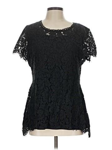 Isaac Mizrahi Short Sleeve Blouse (view 1)