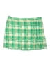 IZOD 100% Polyester Plaid Green Skort Size 16 - photo 1