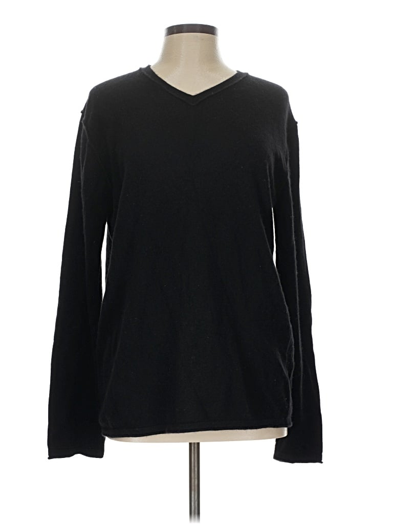 Pre-owned Skull Cashmere Long Sleeve T-shirt In Black