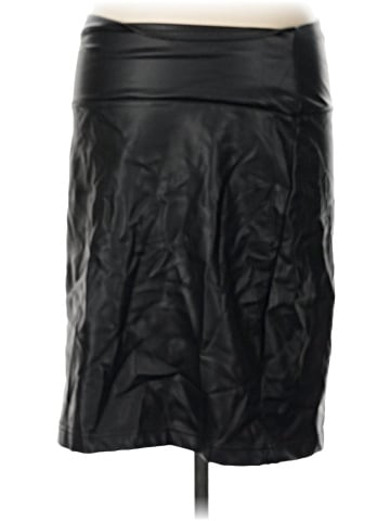 RDI Faux Leather Skirt (view 2)