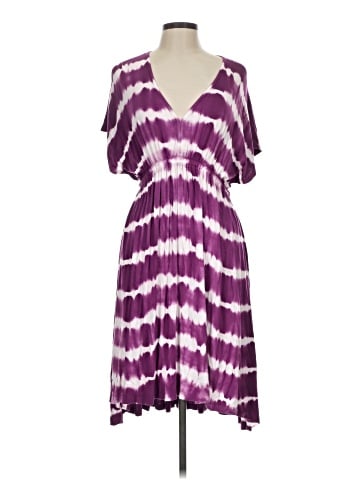 Blue Saks Fifth Avenue Casual Dress (view 1)