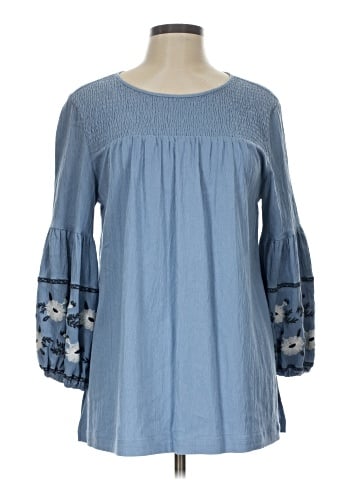 Ali Miles 3/4 Sleeve Blouse (view 1)