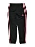 Adidas 100% Polyester Black Track Pants Size 6 - photo 1