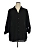 Massini Black 3/4 Sleeve Button-Down Shirt Size 1X - photo 1