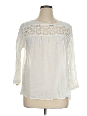 Ann Taylor LOFT 3/4 Sleeve Blouse (view 1)