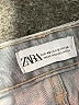 Zara Stars Green Denim Shorts Size 8 - photo 3